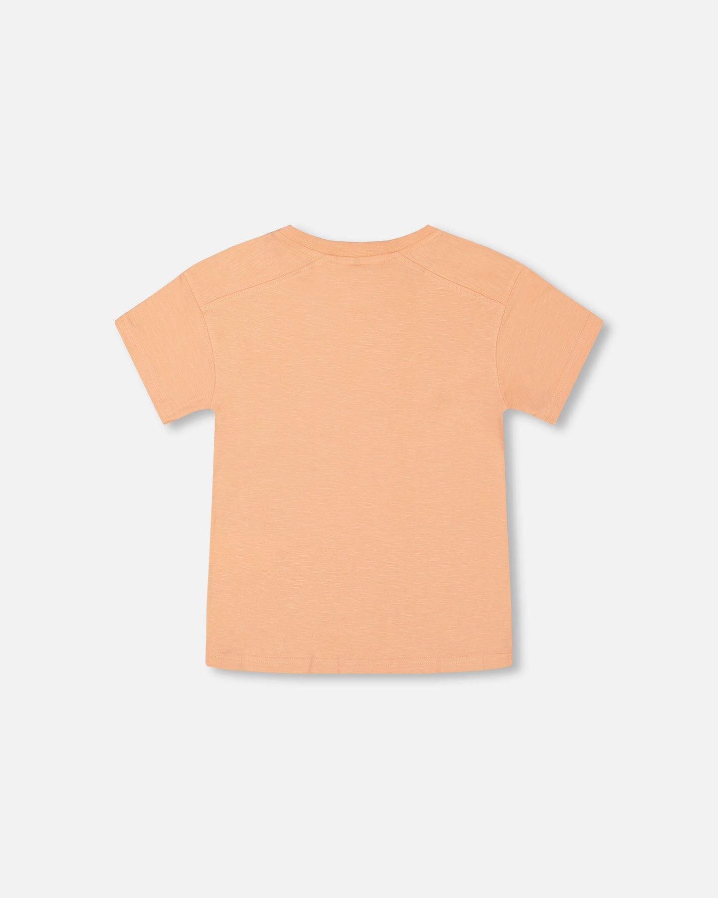 Short Sleeve Graphic Tee Peach On Bike-2