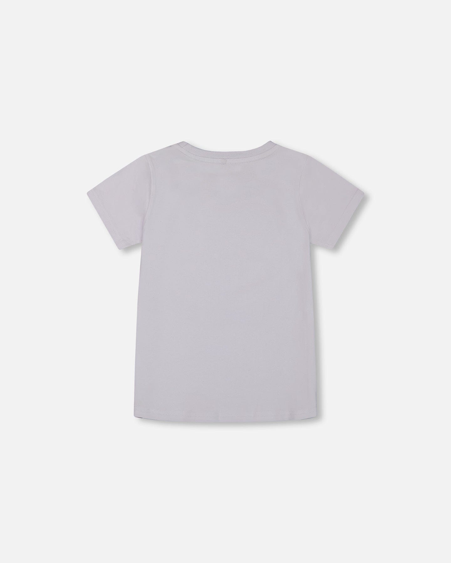 Organic Cotton Graphic Tee Pale Blue And Puppies-2