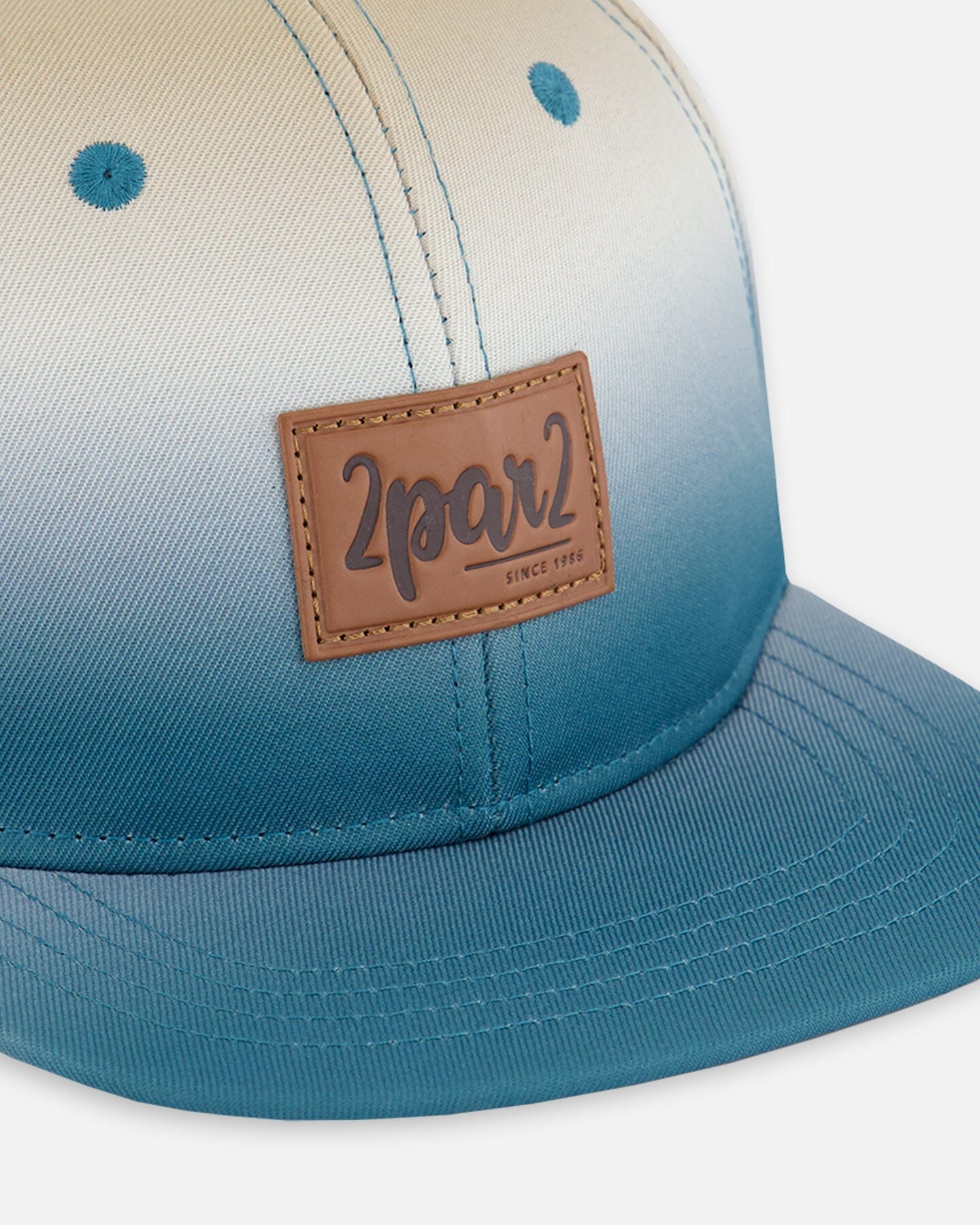 Printed Cap Bluish Gray And Beige-3