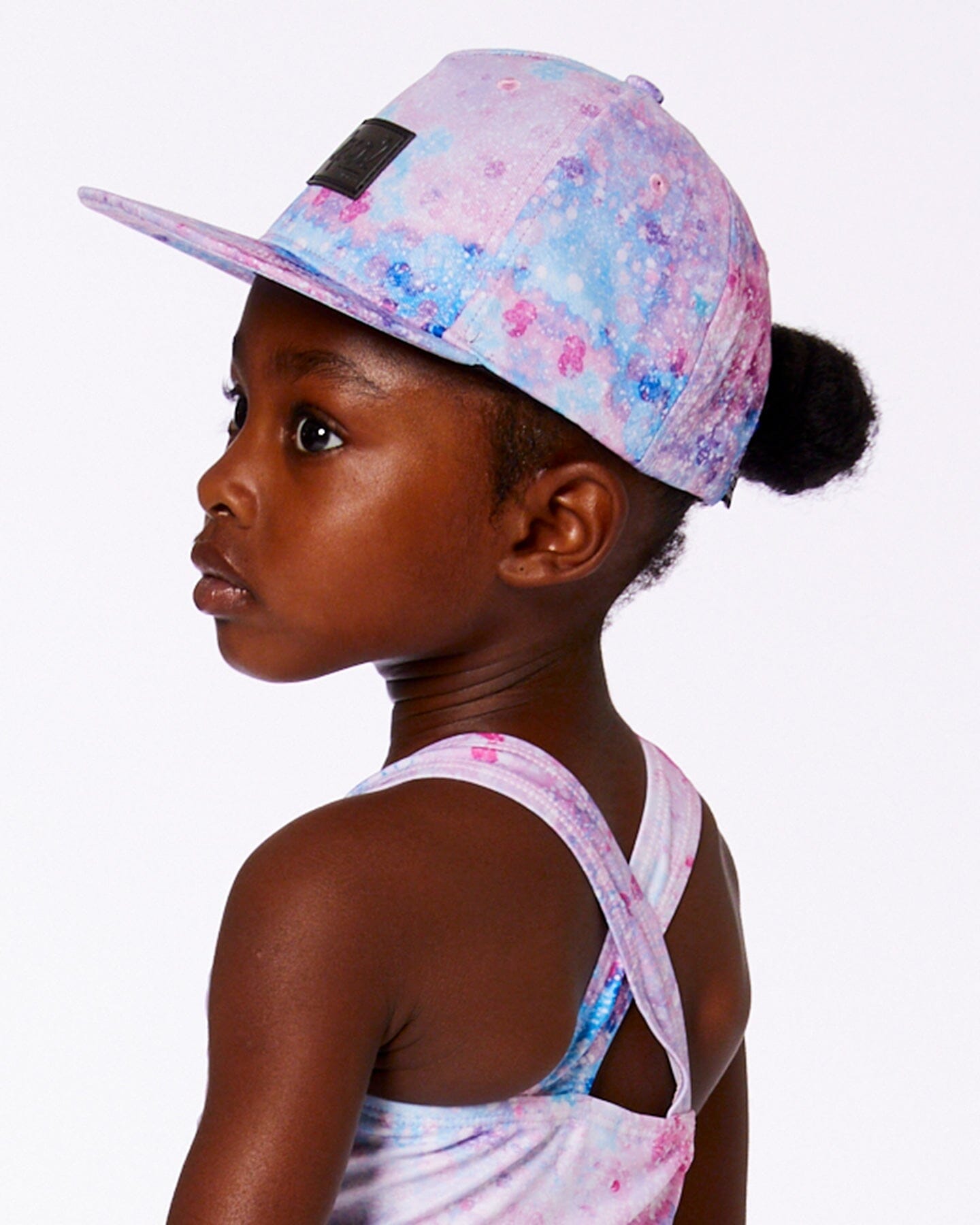 Printed Cap Pink With Bubble Effects-2