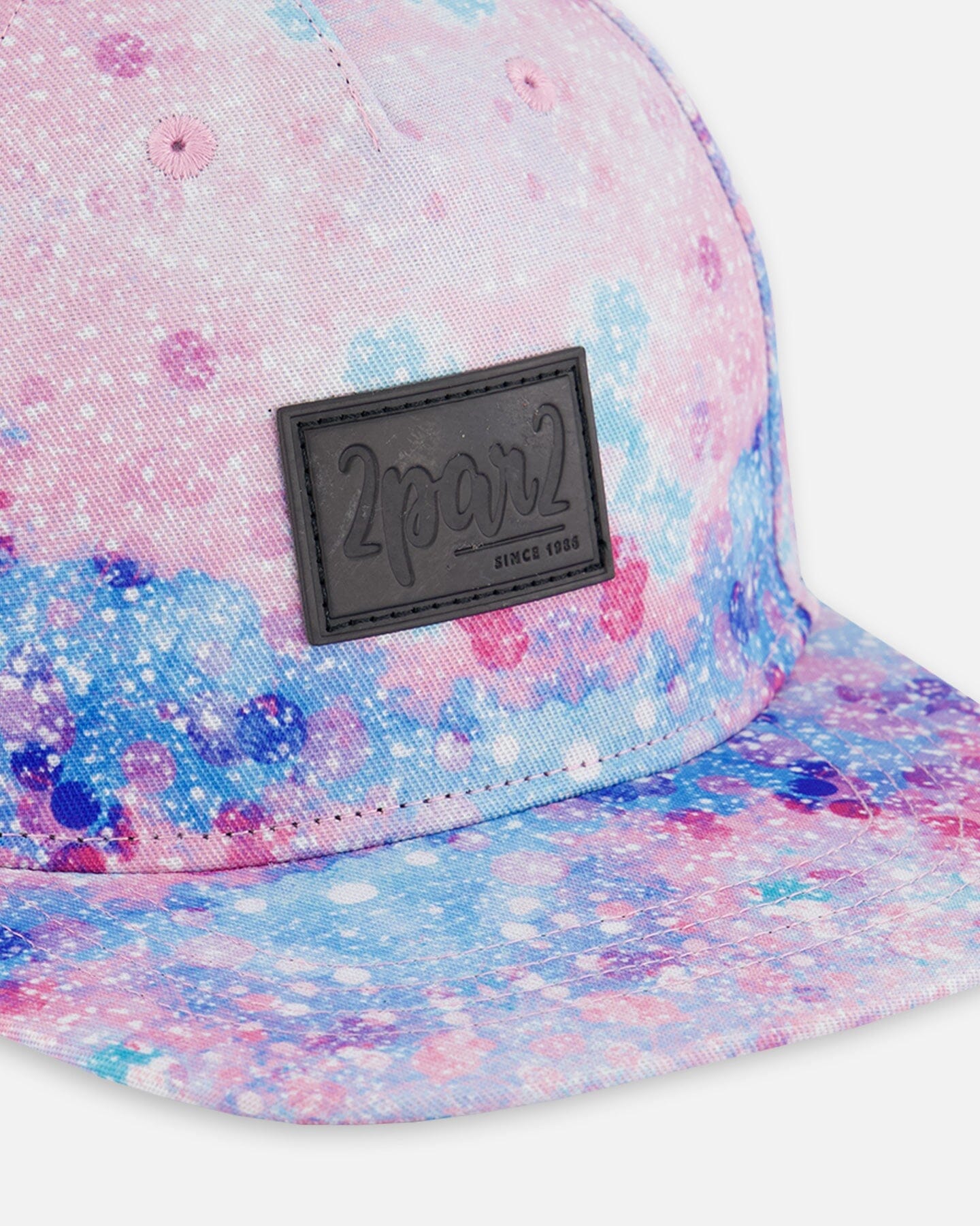 Printed Cap Pink With Bubble Effects-4