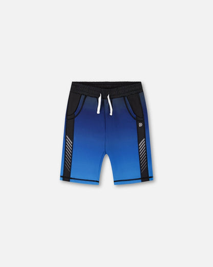Athletic Shorts Blue And Black-0