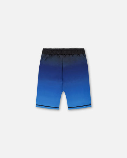 Athletic Shorts Blue And Black-2