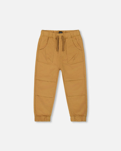 Stretch Twill Jogger Pant Tan-0