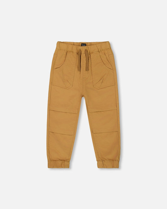Stretch Twill Jogger Pant Tan-0