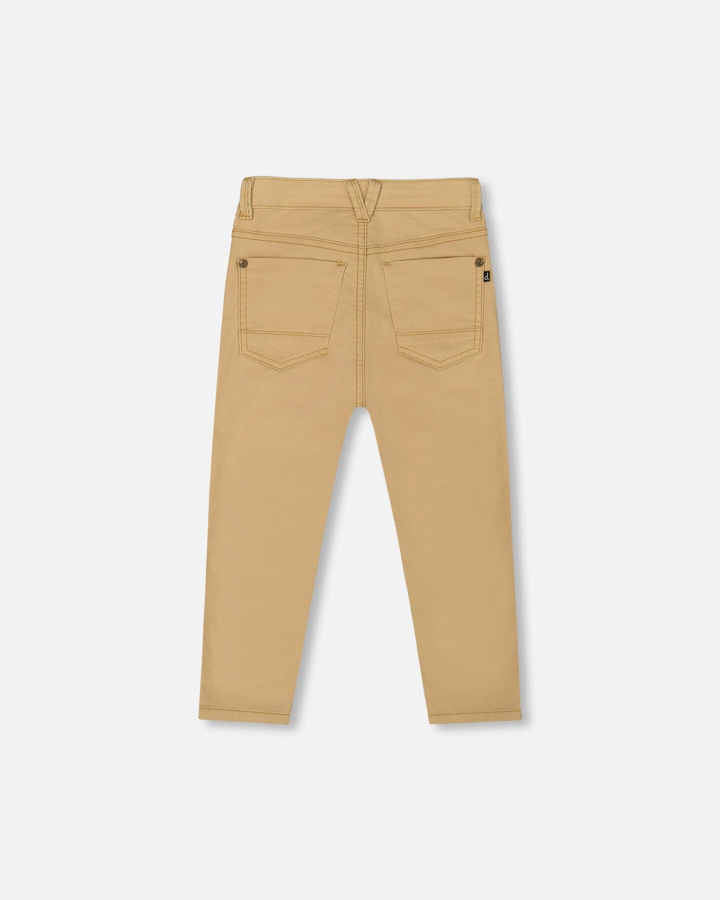 Stretch Twill Pants Light Golden Beige-3