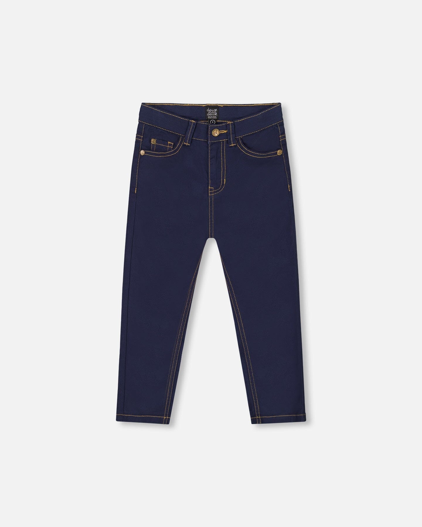 Stretch Twill Pants Navy Blue-0
