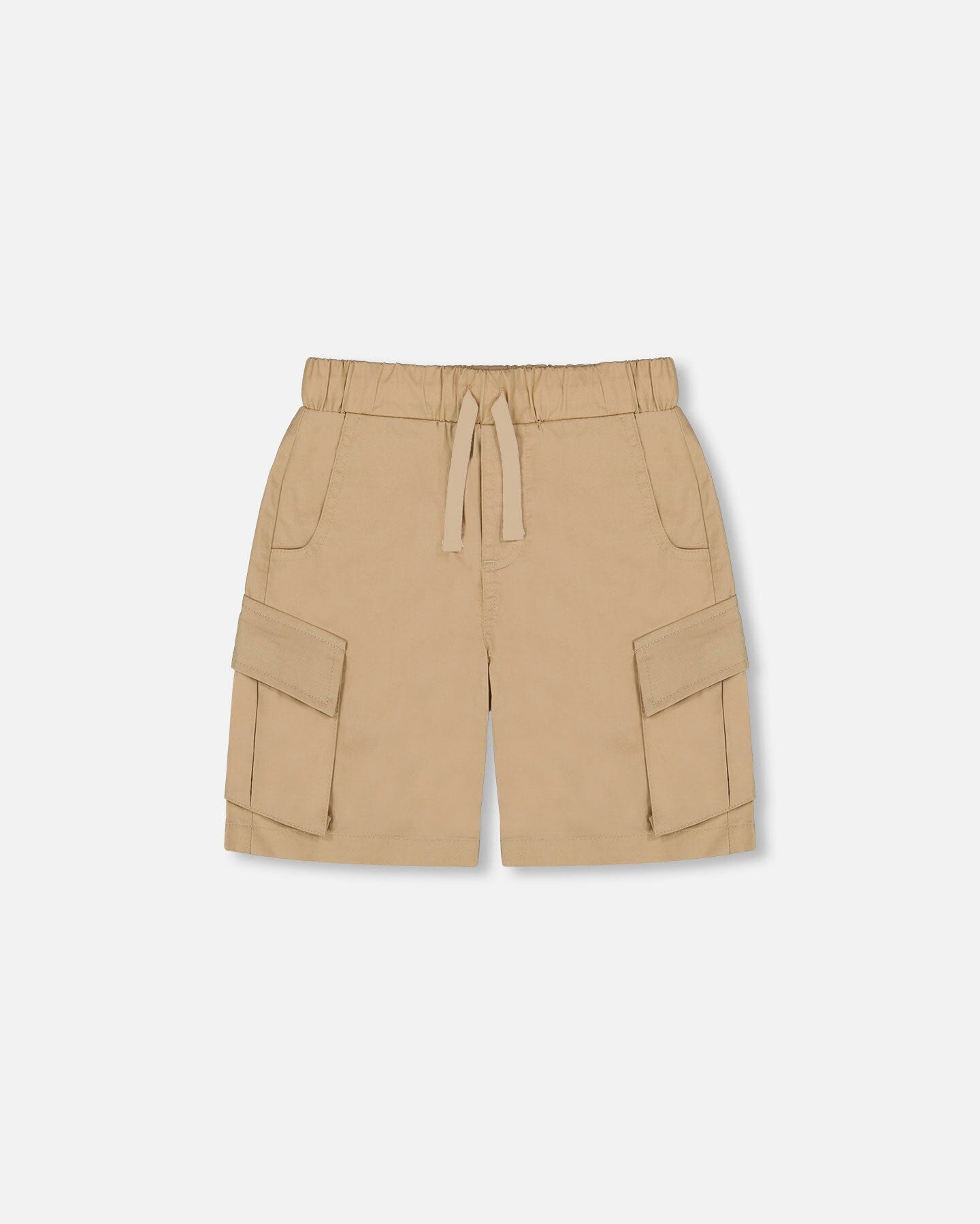 Parachute Cargo Pocket Shorts Light Beige-0