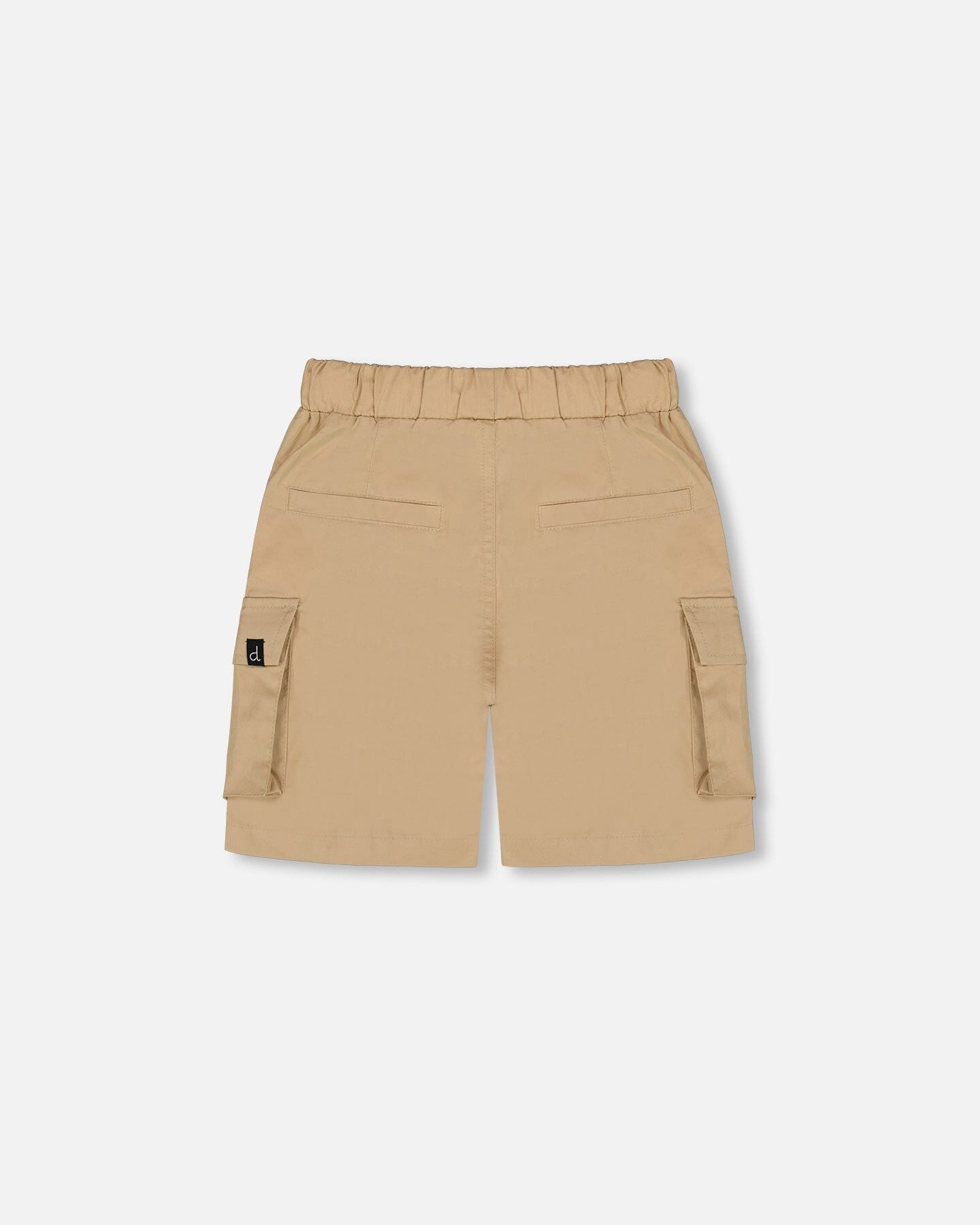 Parachute Cargo Pocket Shorts Light Beige-2