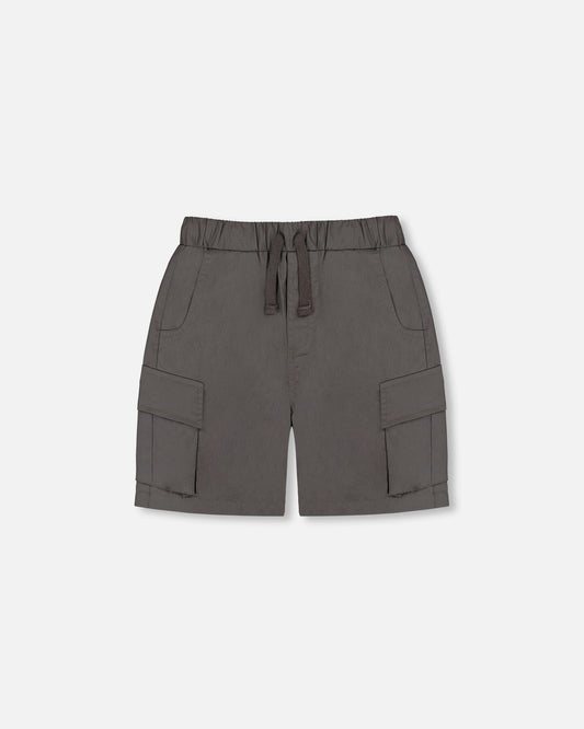 Parachute Cargo Pocket Shorts Dark Gray-0