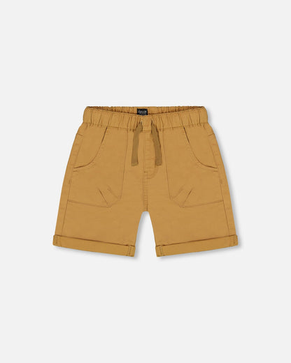 Stretch Twill Short Tan-0