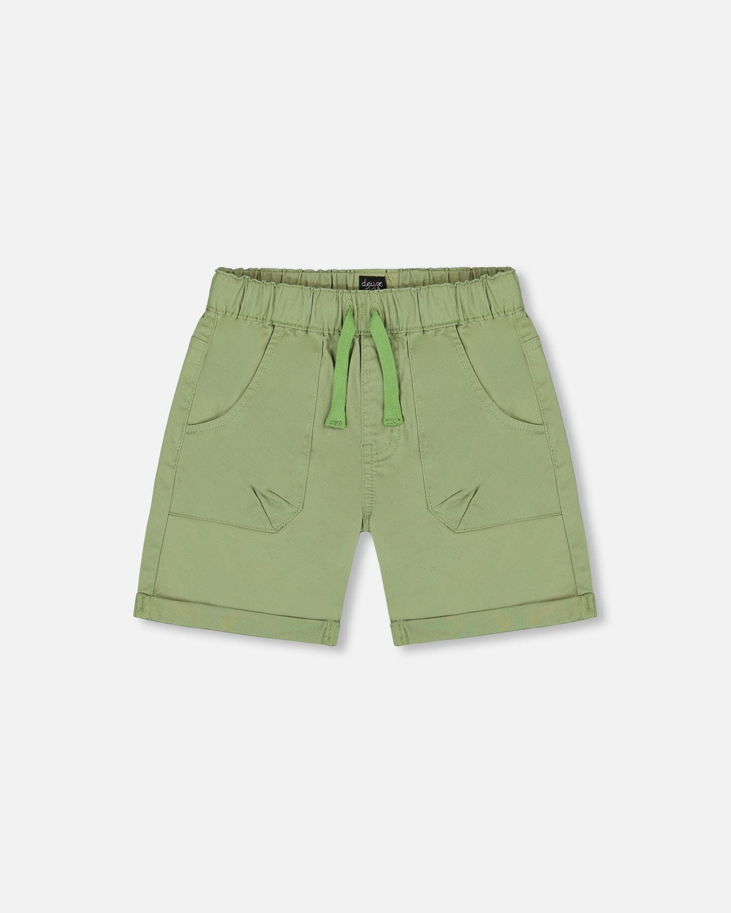 Stretch Twill Short Green-0