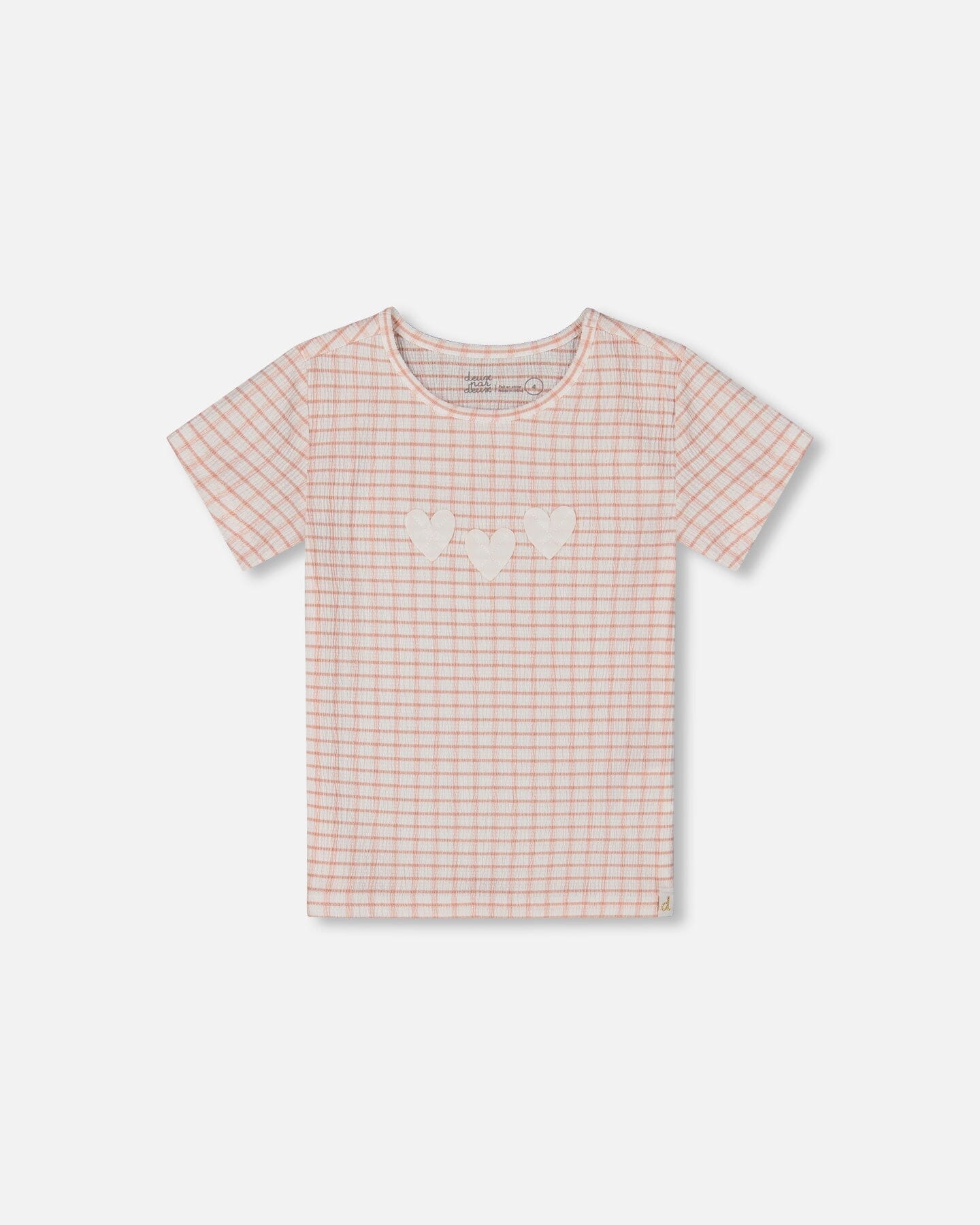 Crinkle Top With Applique Light Old Pink-0