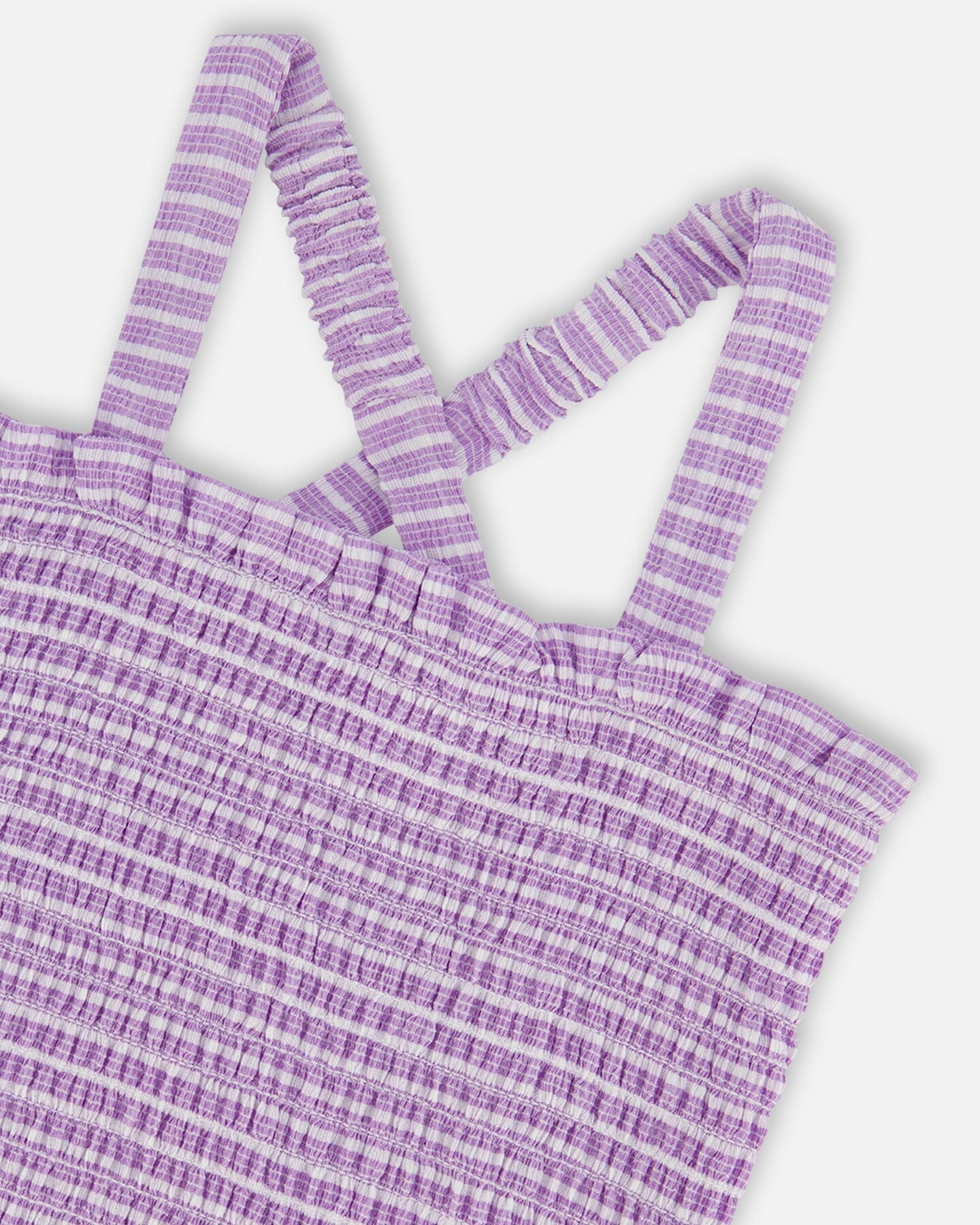 Smocked Tank Top Lilac-3