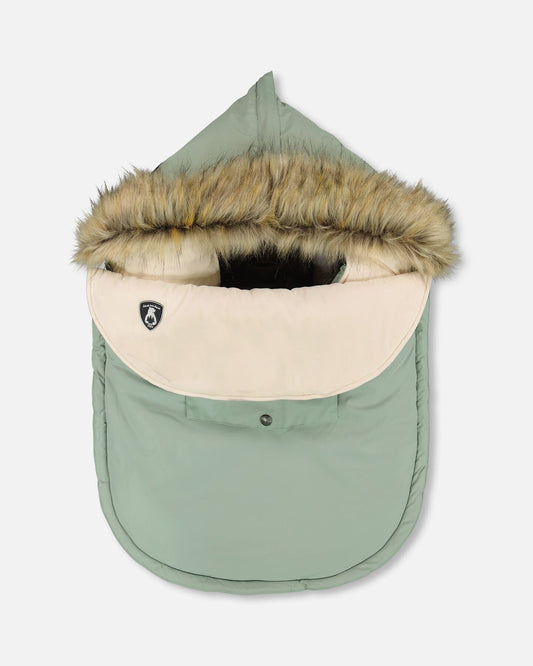 Bunting Bag Designed For Car Seat And Stroller Sage Green-0