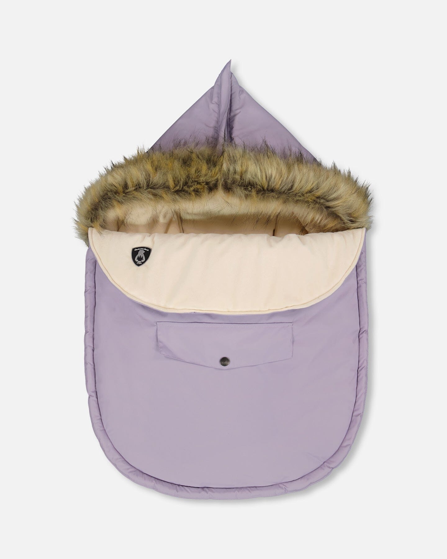 Bunting Bag Designed For Car Seat And Stroller Purple Gray-0