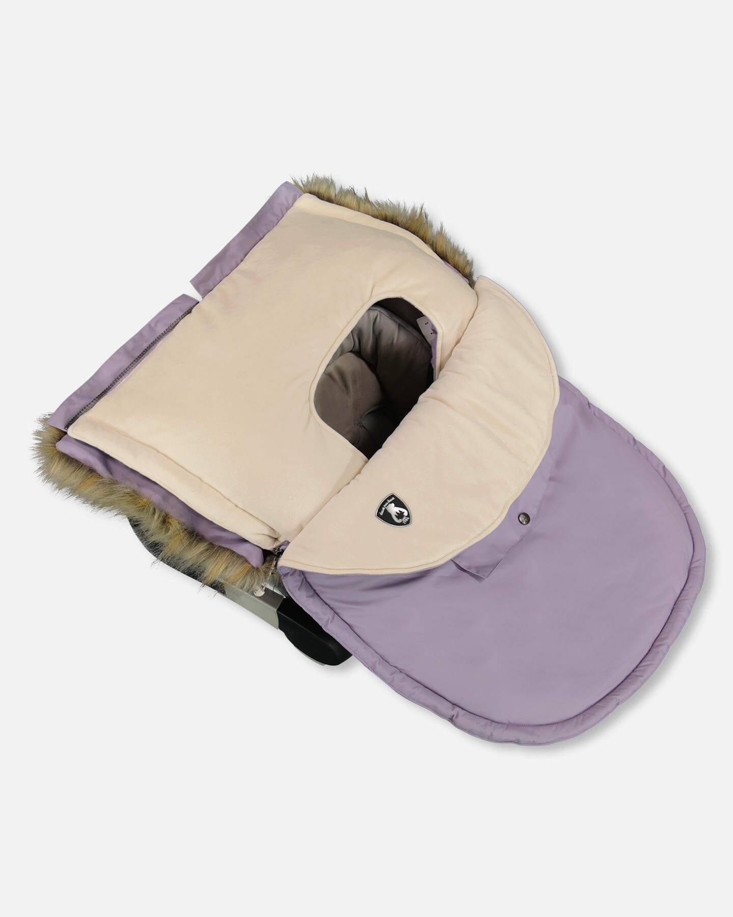 Bunting Bag Designed For Car Seat And Stroller Purple Gray-3