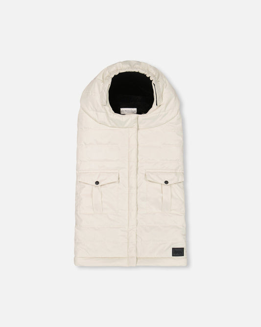 Evolutive Baby Footmuff Designed For Car Seat And Stroller Off-White-1