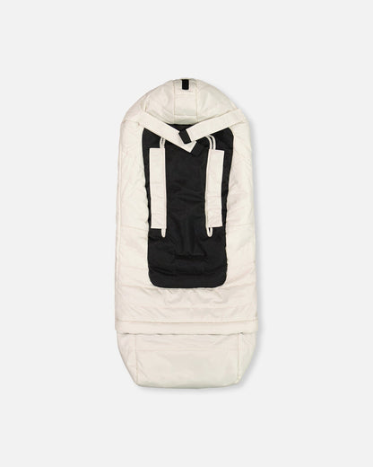 Evolutive Baby Footmuff Designed For Car Seat And Stroller Off-White-2