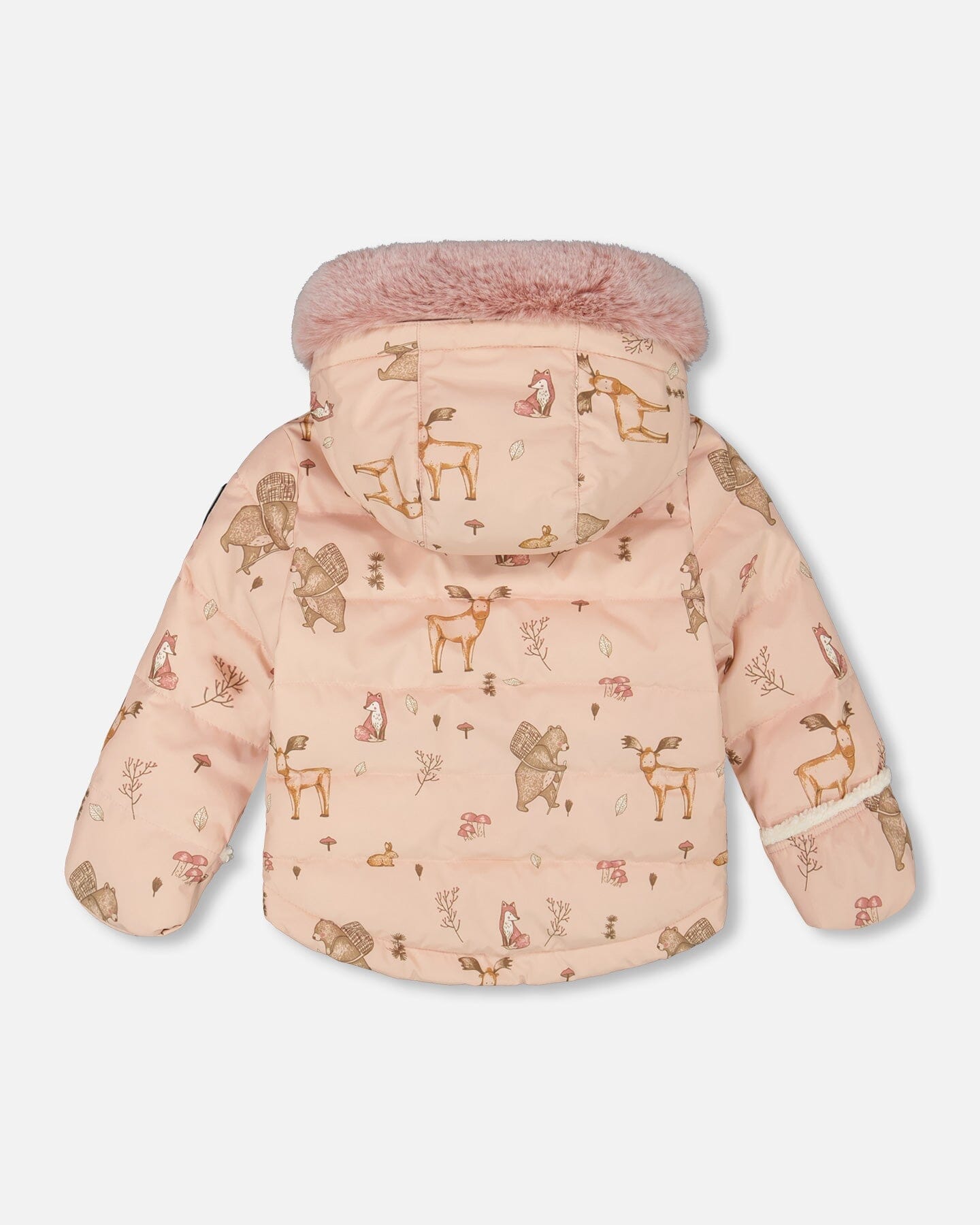 Two-Piece Baby Snug Snowsuit Dusty Pink-4