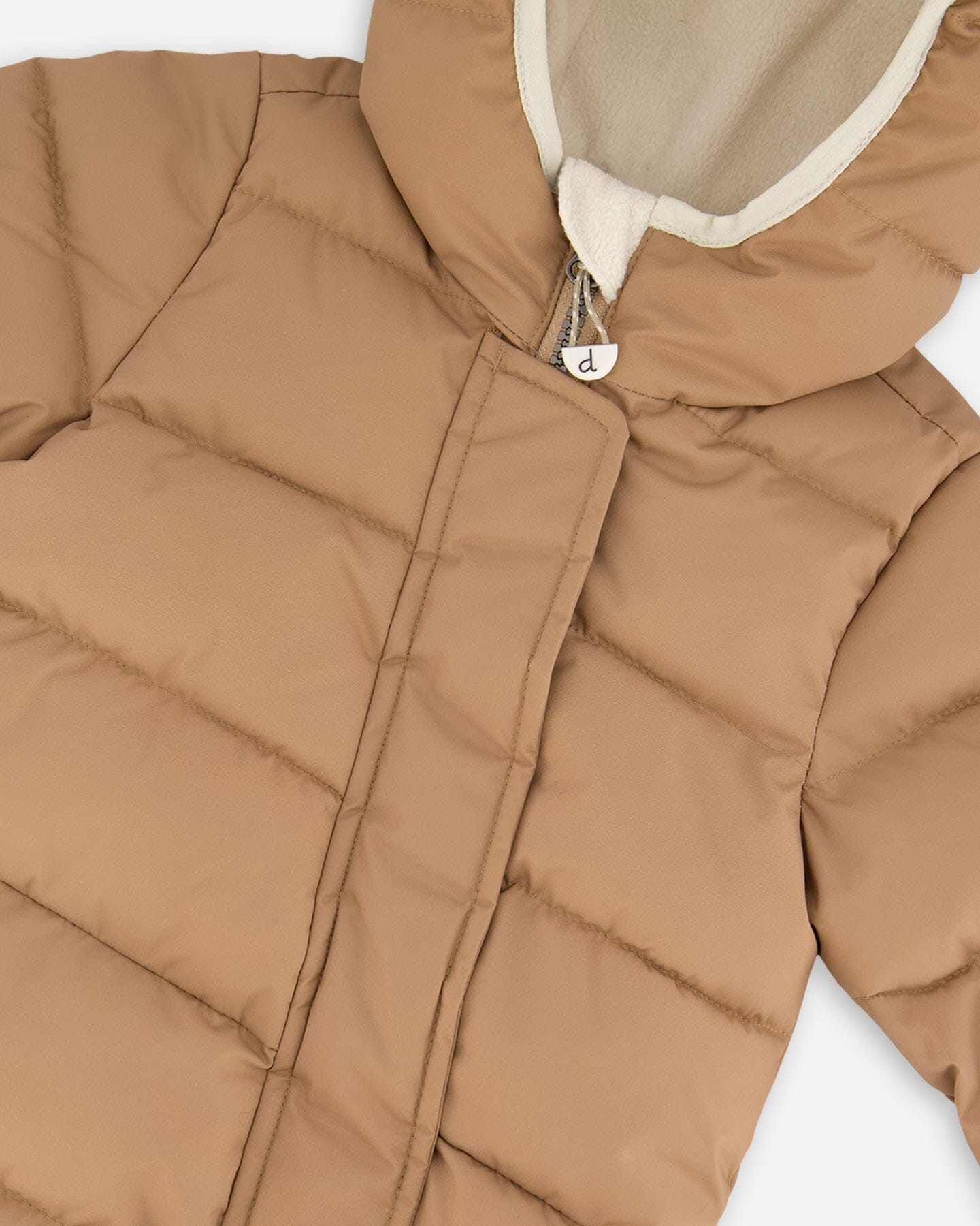One-Piece Baby Cloud Compressible Snowsuit Designed For Car Seat Chanterelle-3