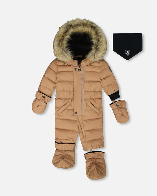 One-Piece Baby Original Puffy Snowsuit Chanterelle-0