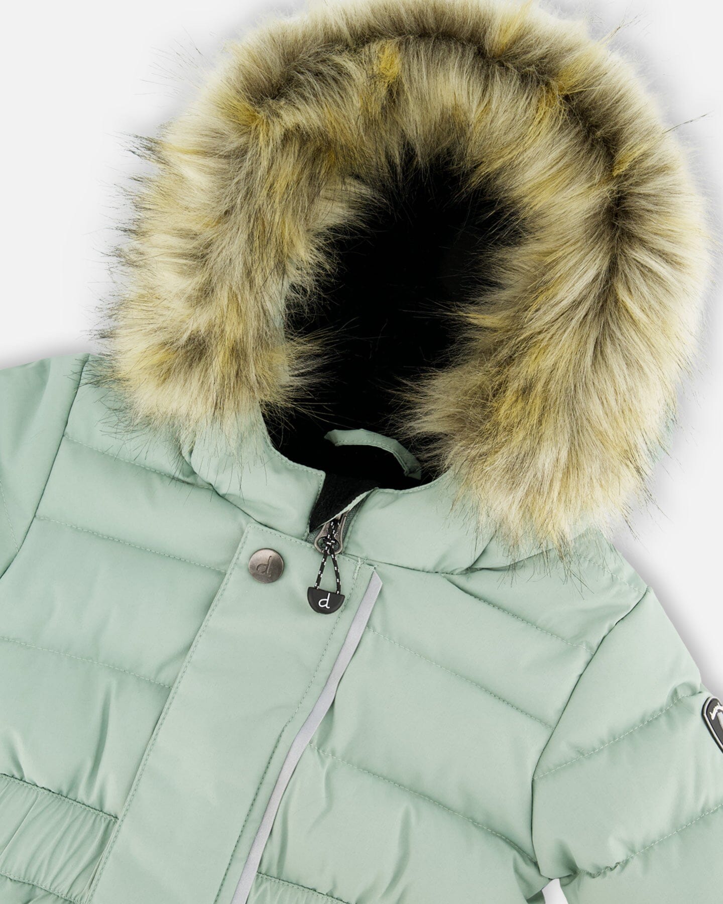 One-Piece Baby Original Puffy Snowsuit Sage Green-4