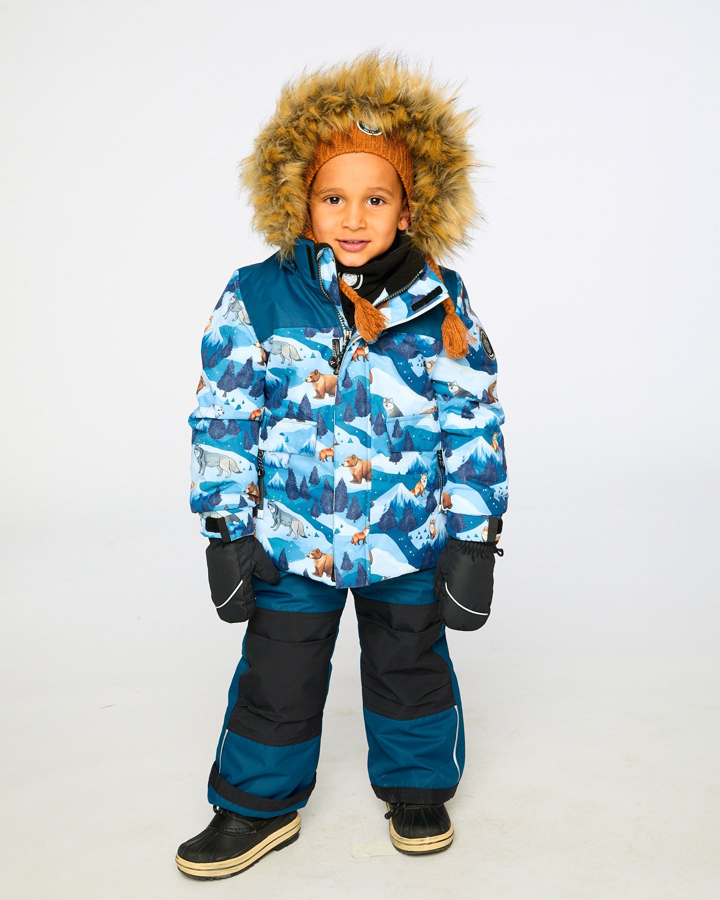 Two-Piece Discover Snowsuit Dark Teal-1