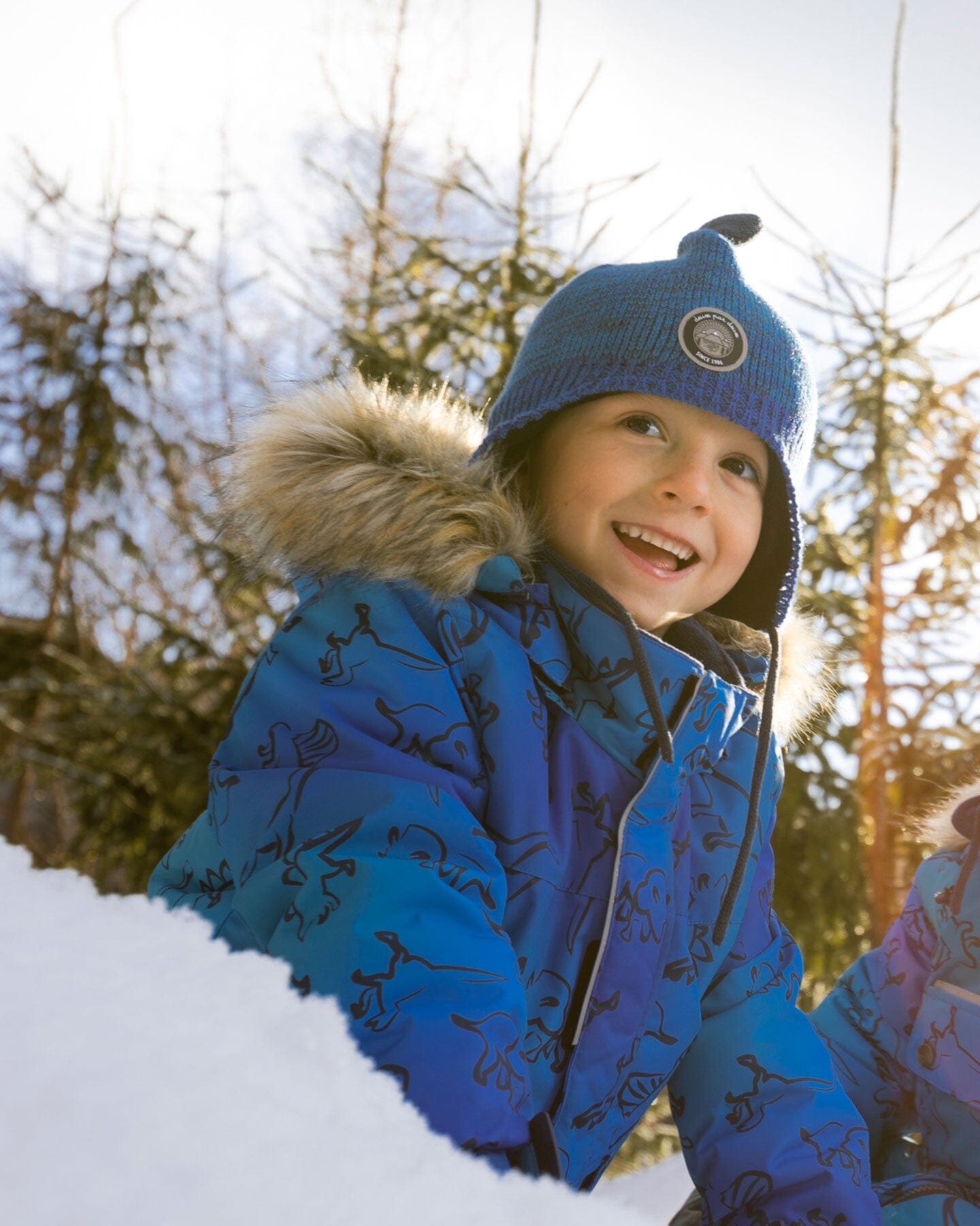 Two-Piece Discover Snowsuit Navy Blue-2