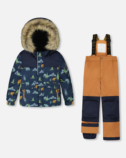 Two-Piece Discover Snowsuit Brown Sugar-0