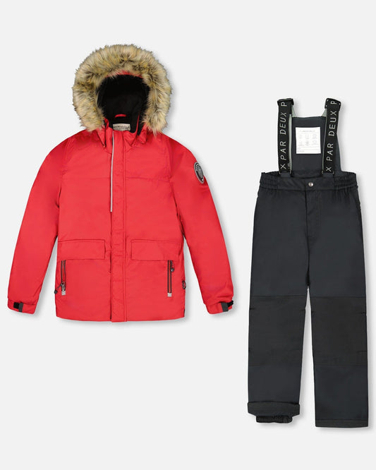 Two-Piece Discover Snowsuit Black-0