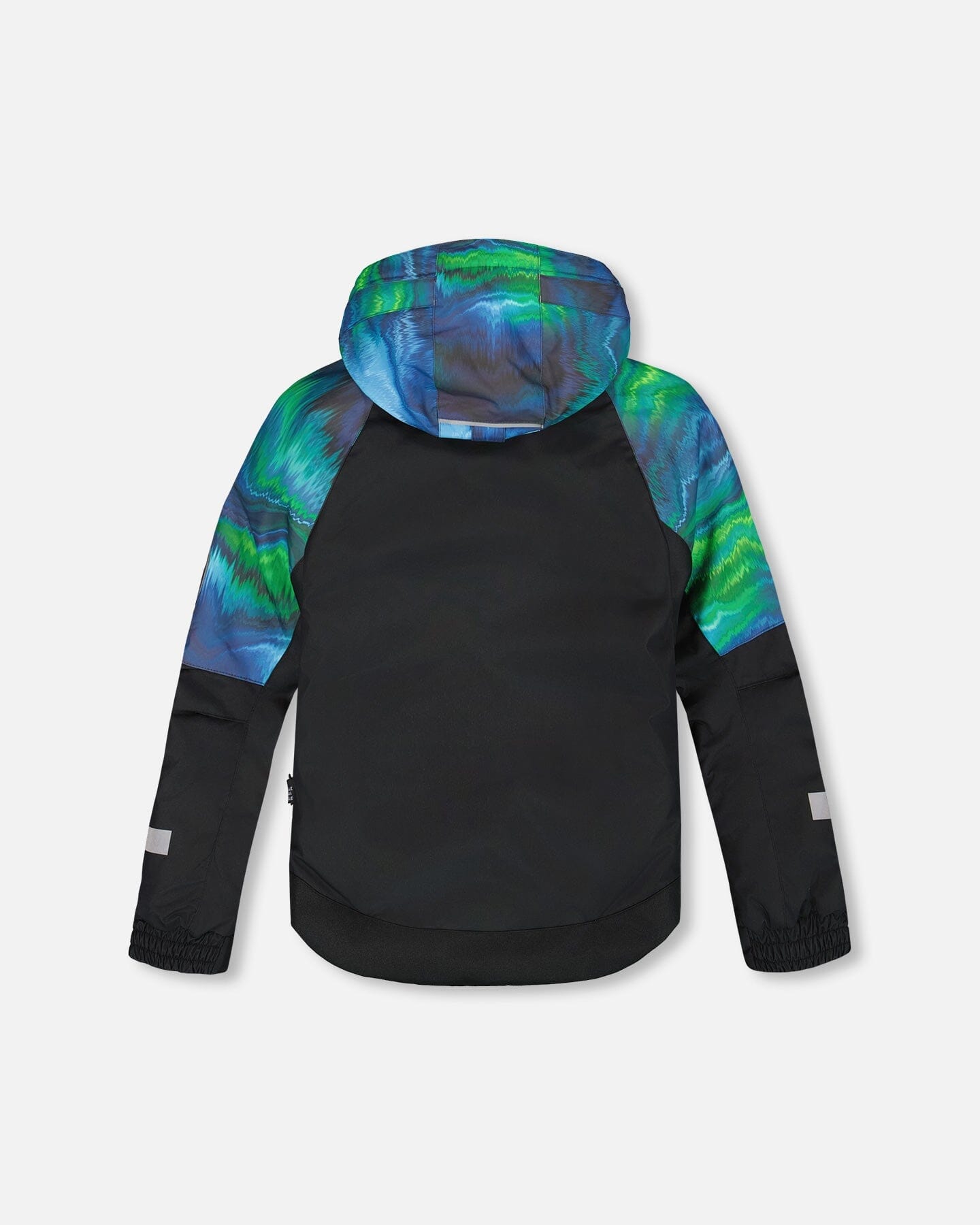 Two-Piece Play Snowsuit With Colorblocked Jacket Green-3