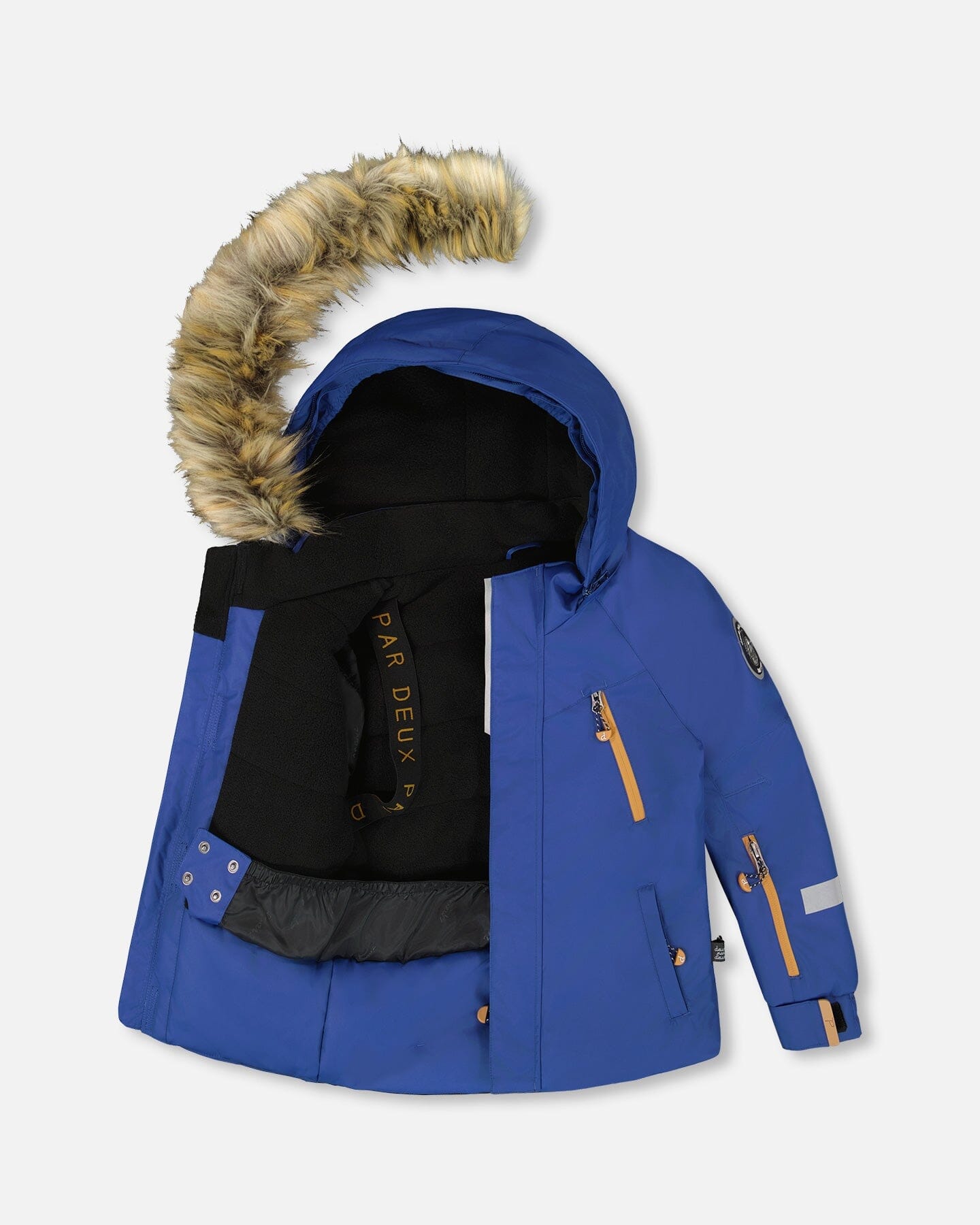 Two-Piece Play Snowsuit Navy And Brown-2