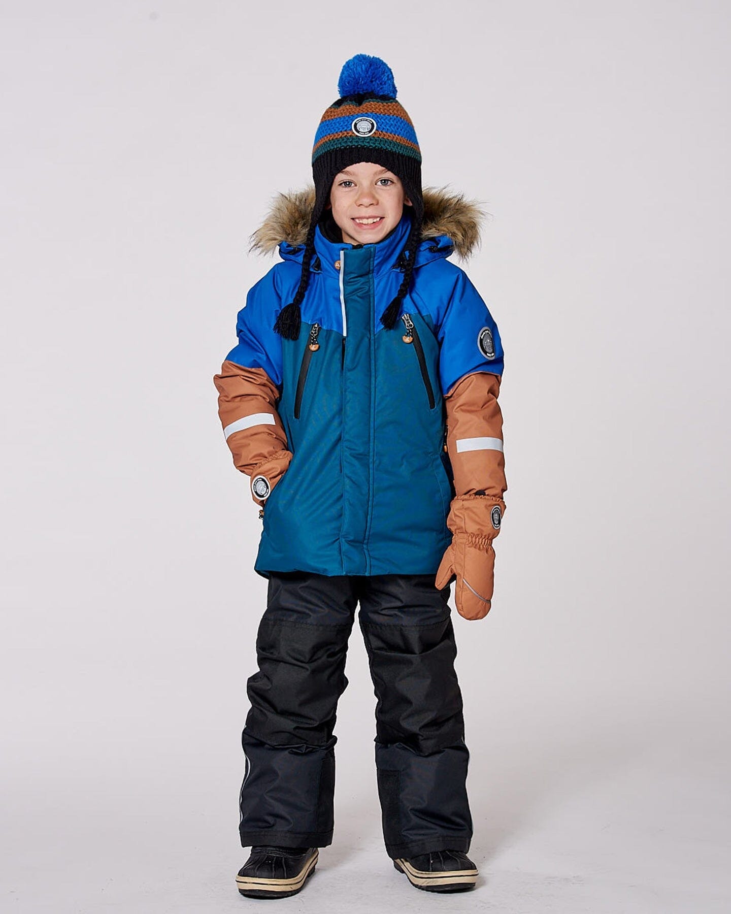 Two-Piece Play Snowsuit Black-1