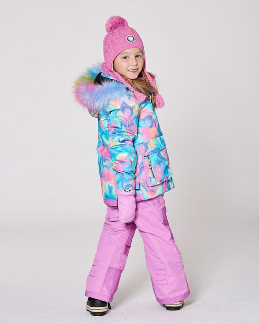 Two-Piece Play Snowsuit Purple-1