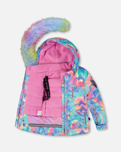 Two-Piece Play Snowsuit Purple-2