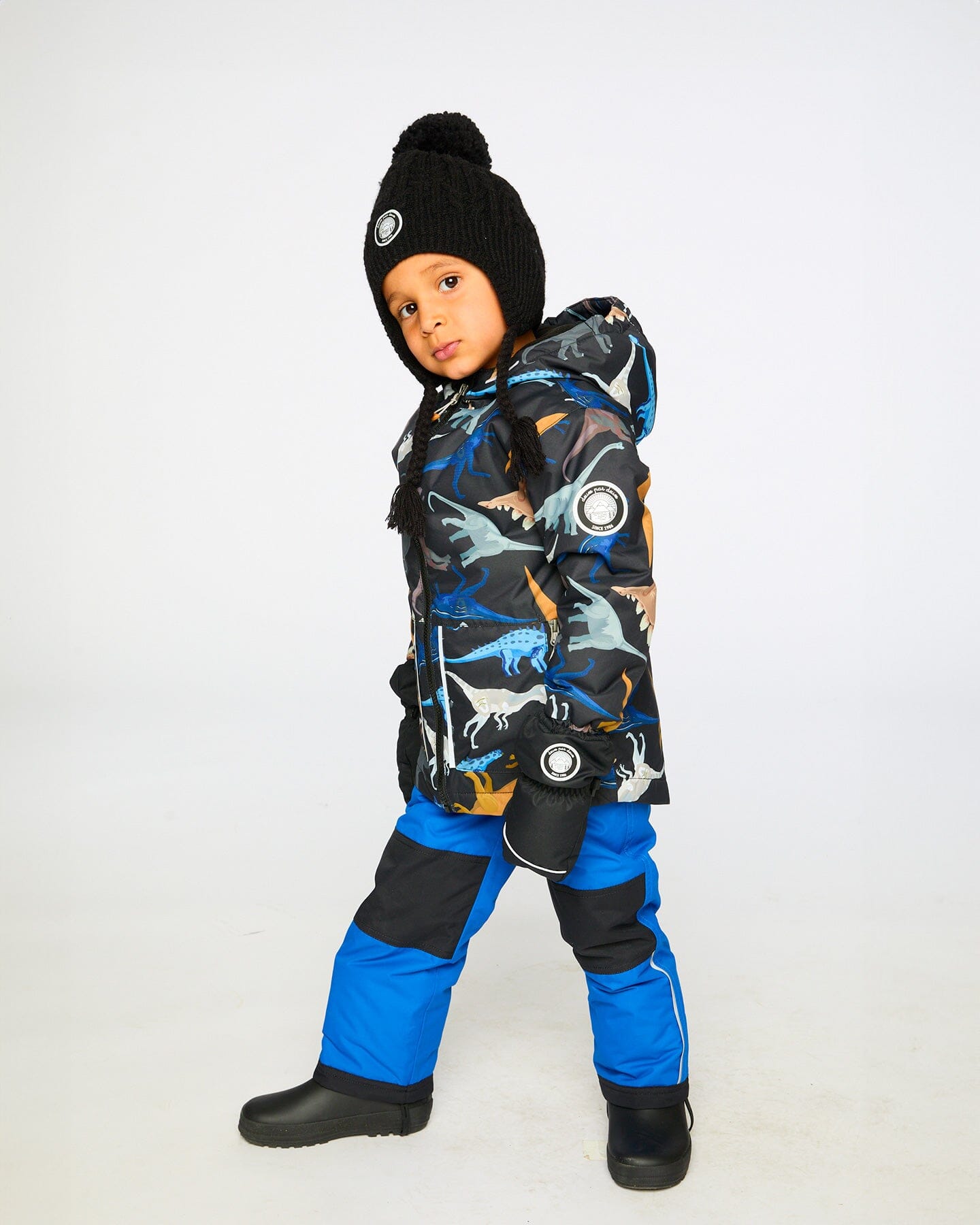 Two-Piece Chill Outerwear Set With Light Insulation In Blue-1