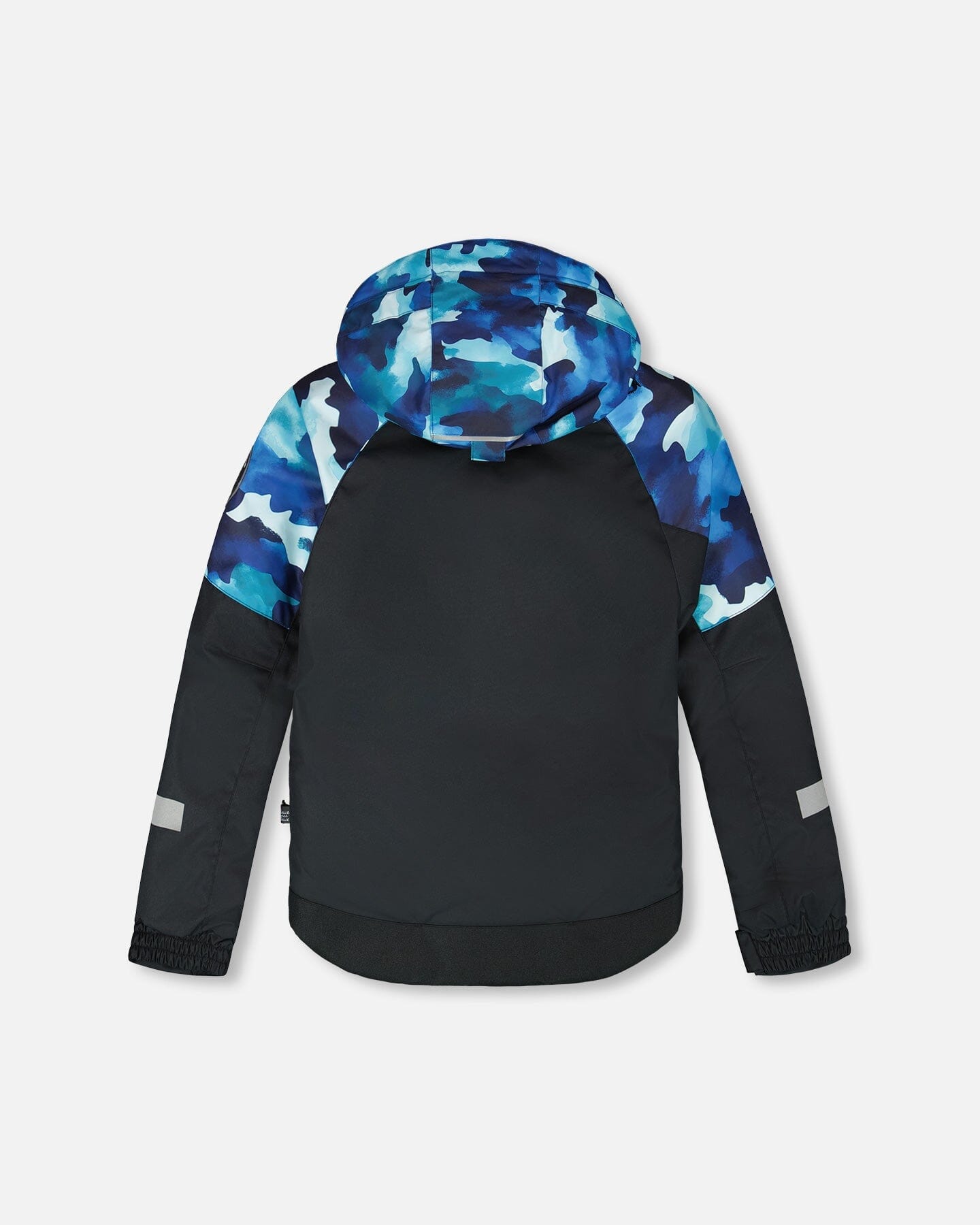 Two-Piece Play Snowsuit Teal Blue Camouflage-3