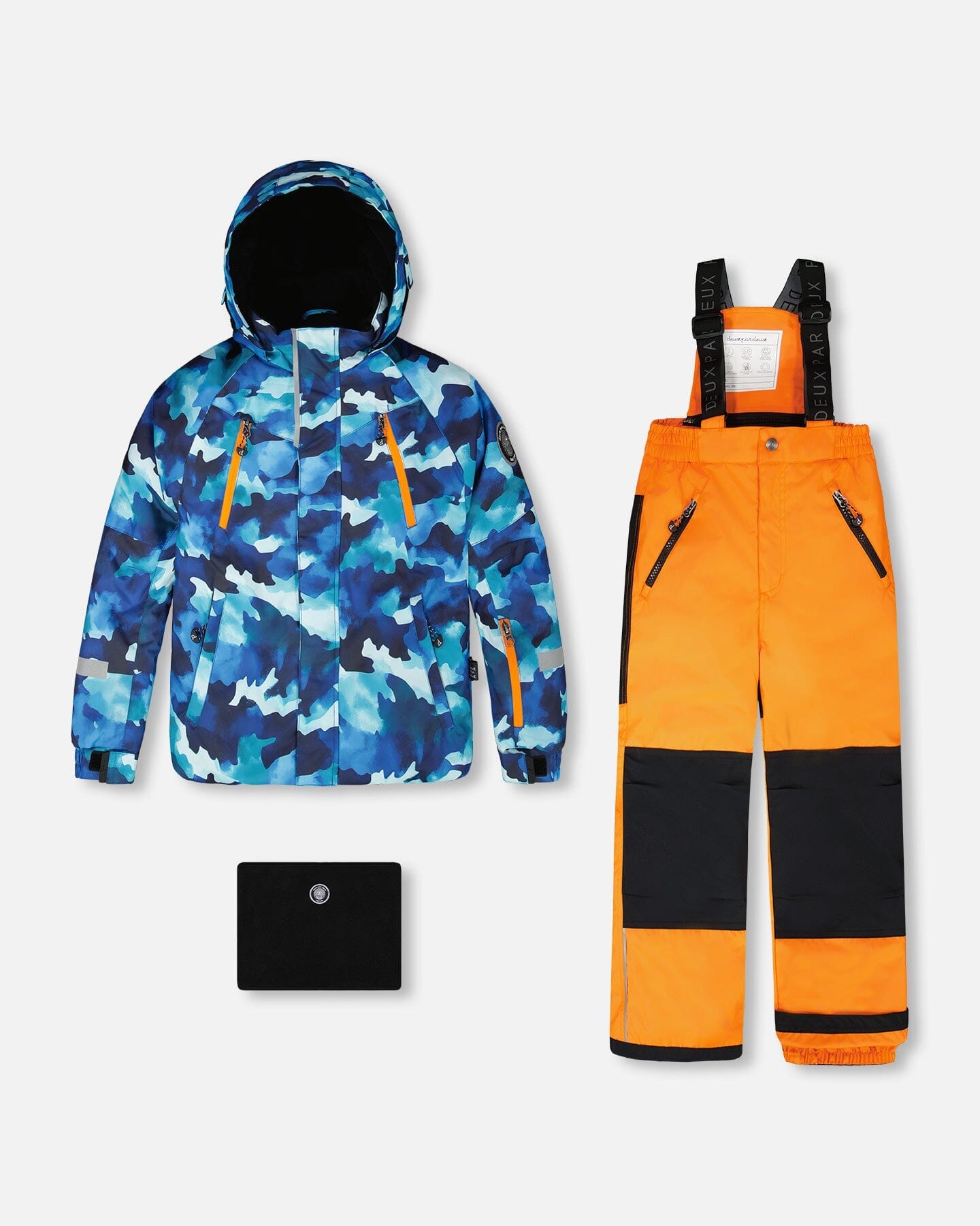 Two-Piece Play Snowsuit Bright Orange-0