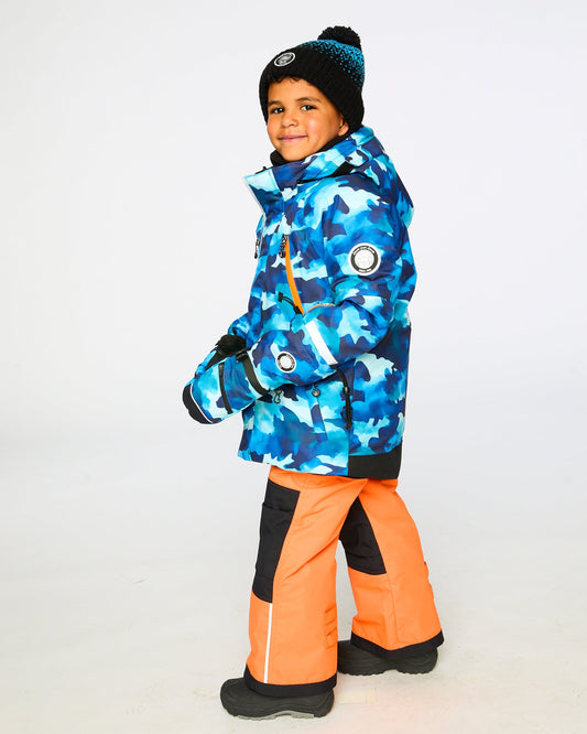 Two-Piece Play Snowsuit Bright Orange-1