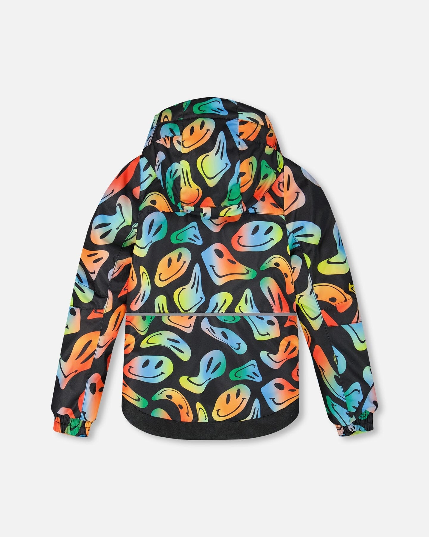 Two-Piece Play Snowsuit With Allover Print Jacket Smiley Face-3