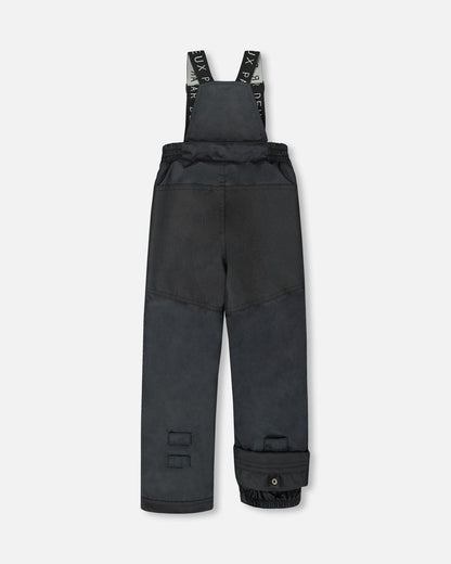 Two-Piece Play Snowsuit With Allover Print Jacket Smiley Face-4