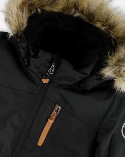 Two-Piece Play Snowsuit With Contrast Jacket Brown Sugar-4