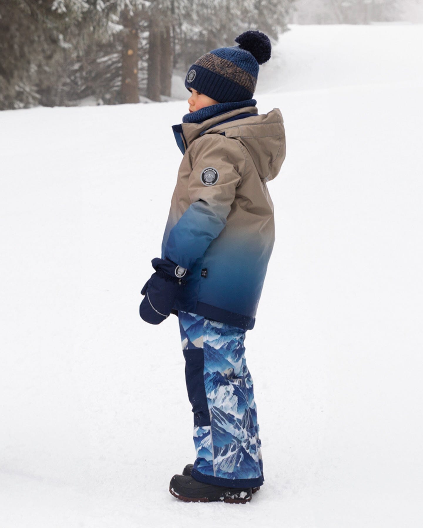 Two-Piece Play Snowsuit Blue Mountains-2