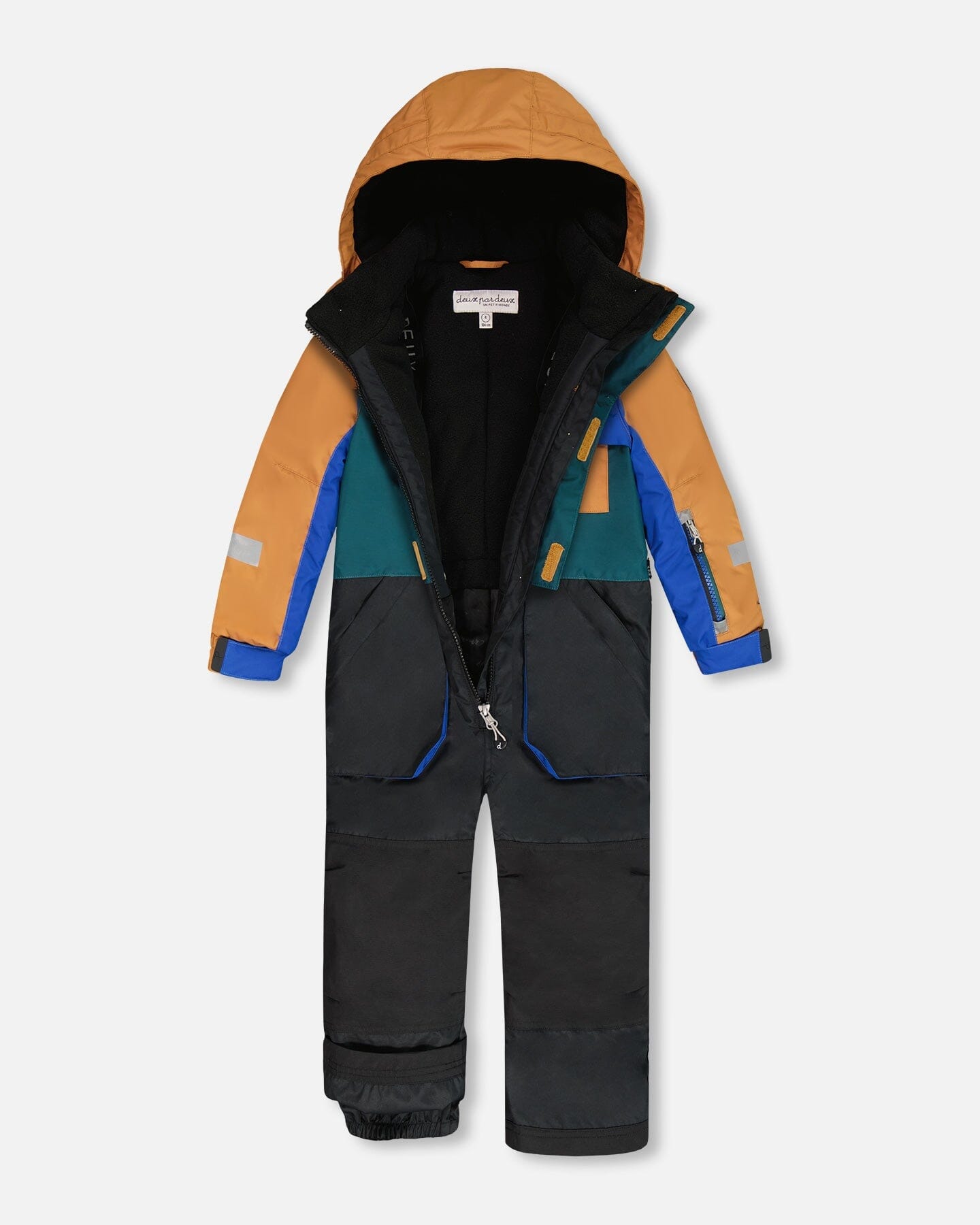 One-Piece Play Snowsuit Colorblocked And Black-4