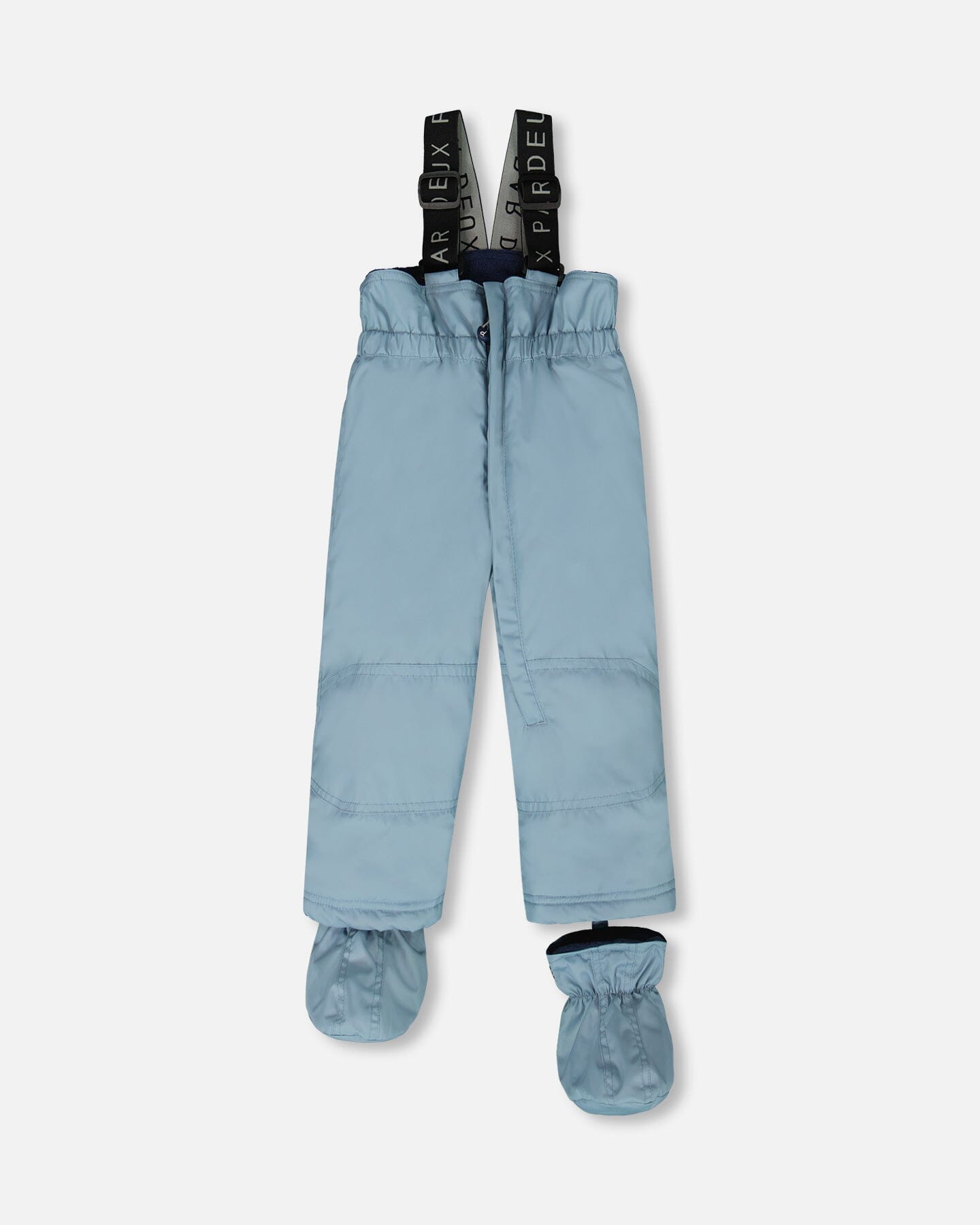 Two-Piece Baby Play Snowsuit Blue Gray-4
