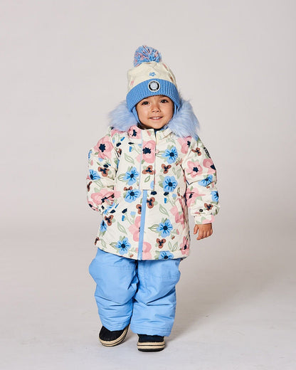 Two-Piece Baby Play Snowsuit Light Blue-2