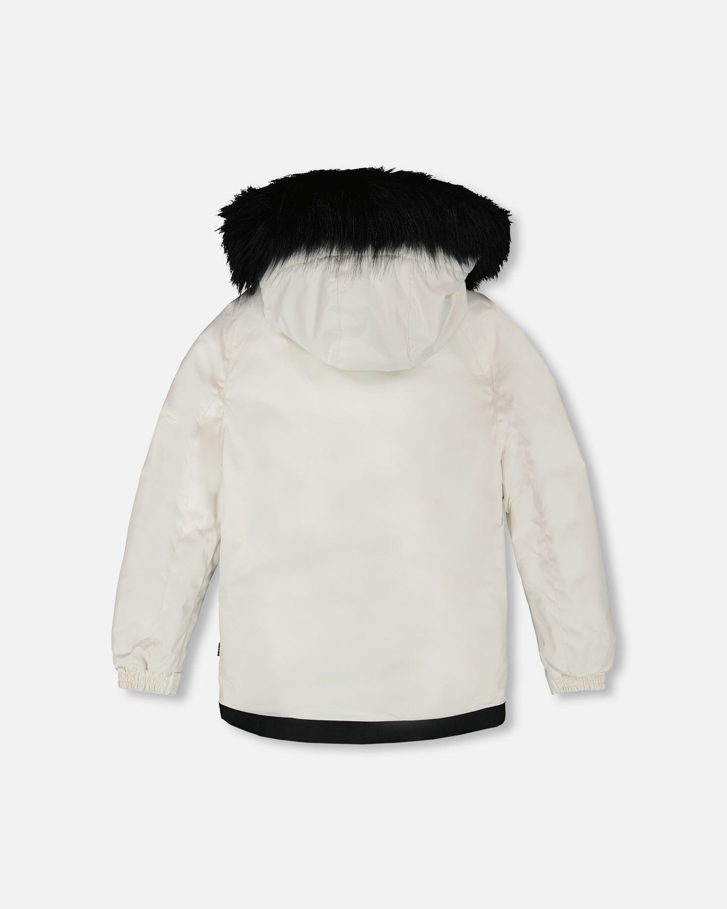 Two-Piece Play Snowsuit Off-White With Printed Pants-3