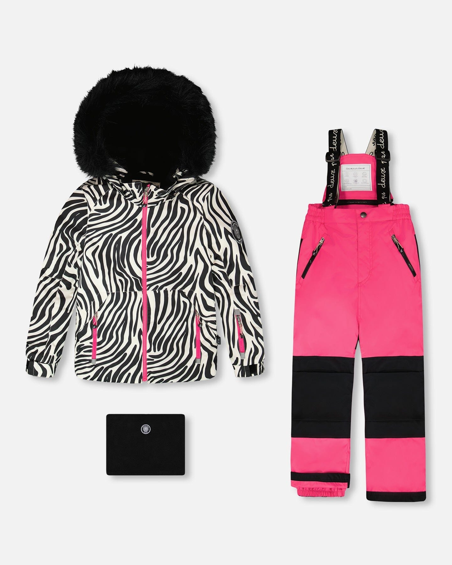 Two-Piece Play Snowsuit Fuchsia-0