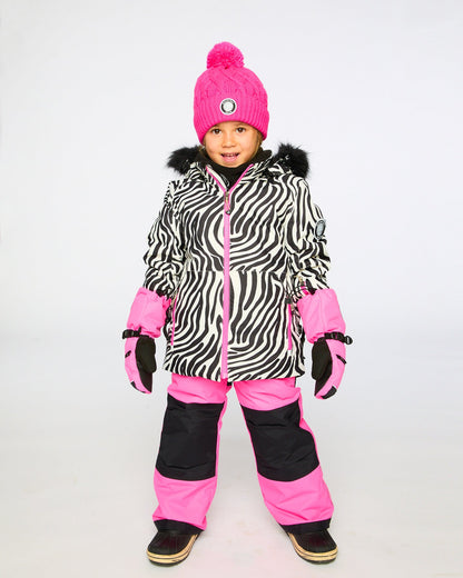 Two-Piece Play Snowsuit Fuchsia-1
